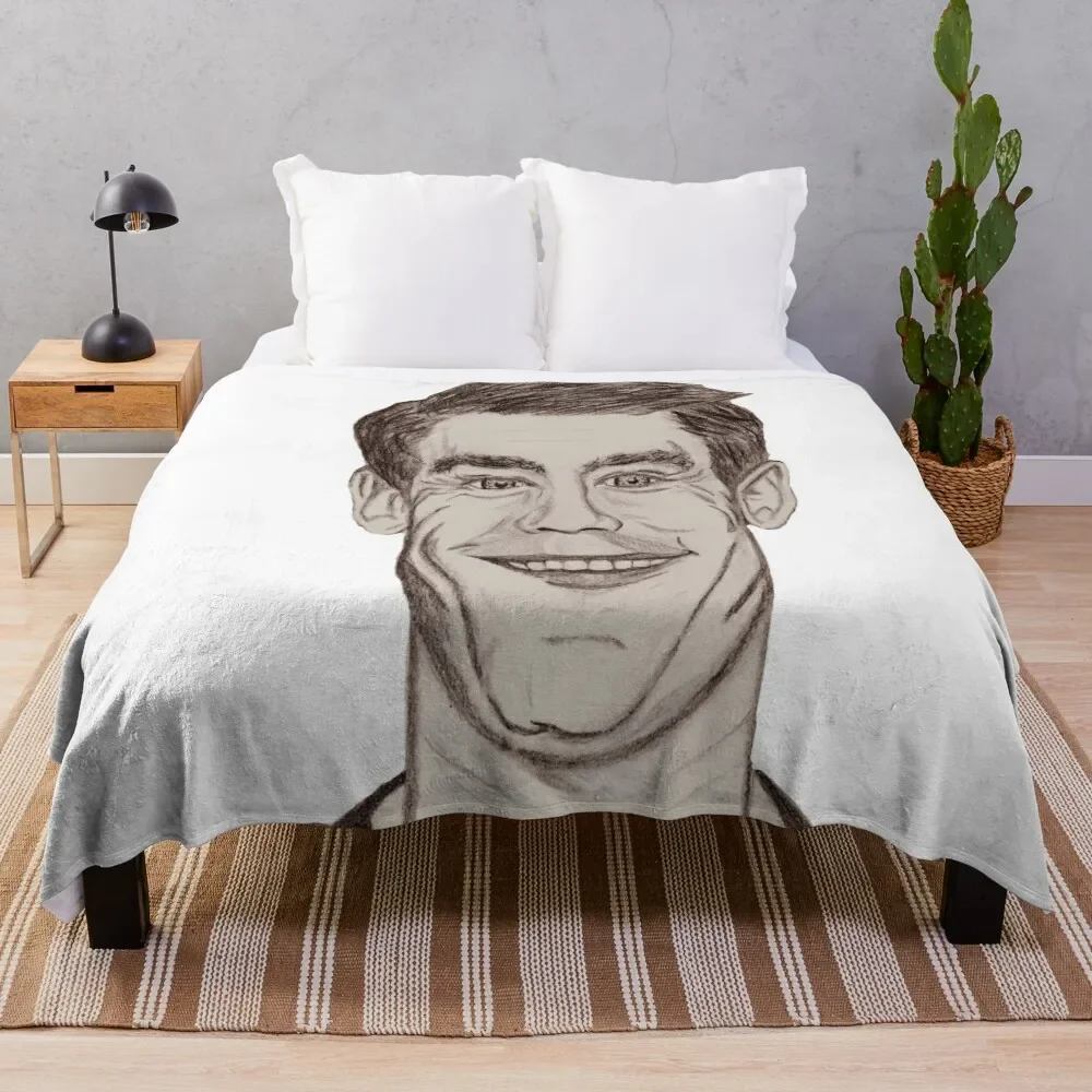 

Manuel Neuer. Cartoon. Throw Blanket Soft Plush Plaid Retros Fluffys Large Fashion Sofas Bed linens Blankets