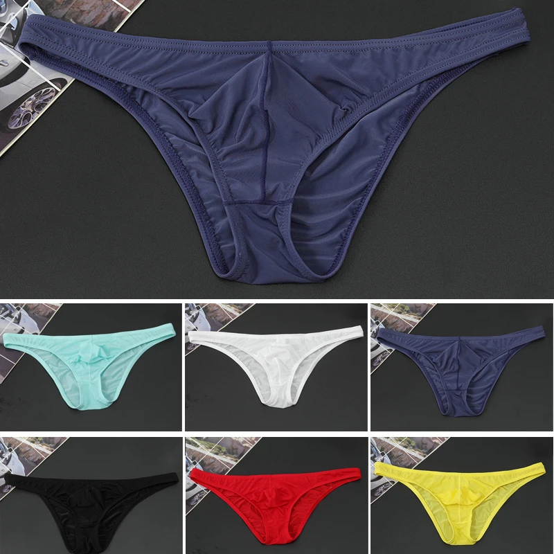 Men's Briefs Seamless Breathable Brief Ultra-Thin See Through Underpants Male Solid Color Low-rise Bulge Pouch Underwear
Men's Briefs Seamless Breathable Brief Ultra-Thin See Through Underpants Male Solid Color Low-rise Bulge Pouch Underwear