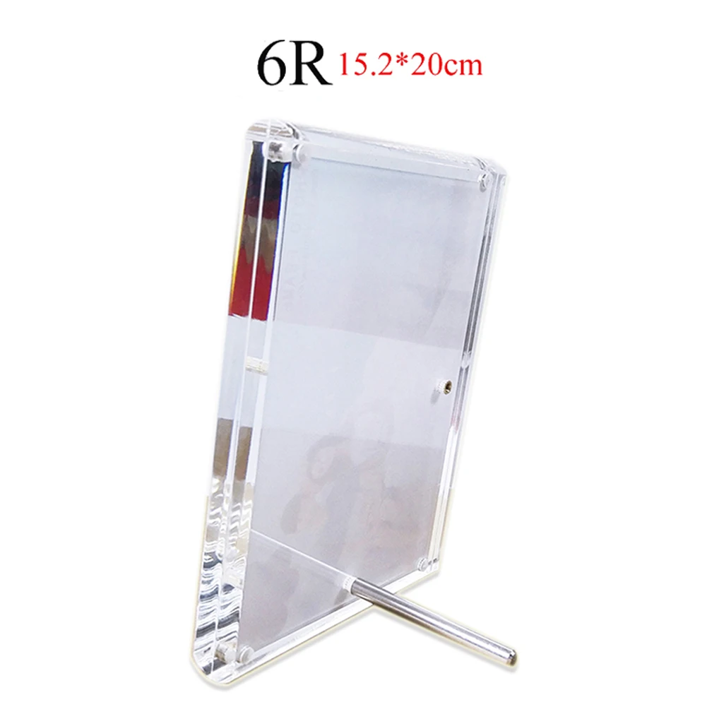 6R/ 1 Pcs Acrylic Magnetic Photo Frame Roundish Edge Dual-Faced Clear Crystal Photo Poster Table Display Frame For Bedroom Home
6R/ 1 Pcs Acrylic Magnetic Photo Frame Roundish Edge Dual-Faced Clear Crystal Photo Poster Table Display Frame For Bedroom Home