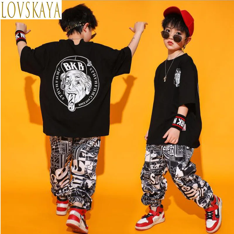 Children's casual T-shirt top sports jogging pants hip-hop clothing girl clothing boy dance clothing dance hall dance
Children's casual T-shirt top sports jogging pants hip-hop clothing girl clothing boy dance clothing dance hall dance