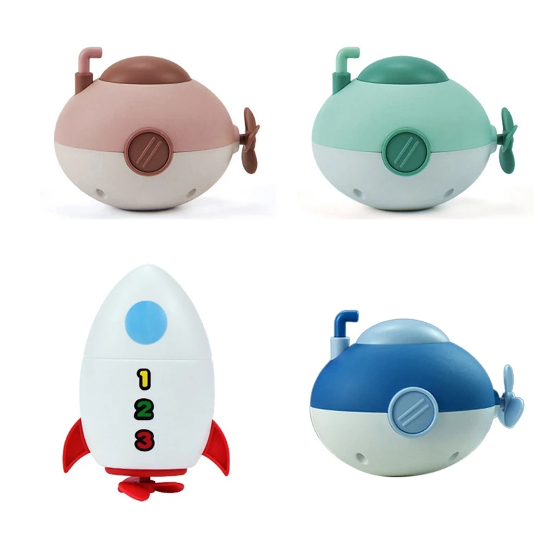 4PCS Baby Bath Toys Infant Swim Chain Wind Up Little Submarine Rocket Bathtub Clockwork Toys For Boys Girls
4PCS Baby Bath Toys Infant Swim Chain Wind Up Little Submarine Rocket Bathtub Clockwork Toys For Boys Girls