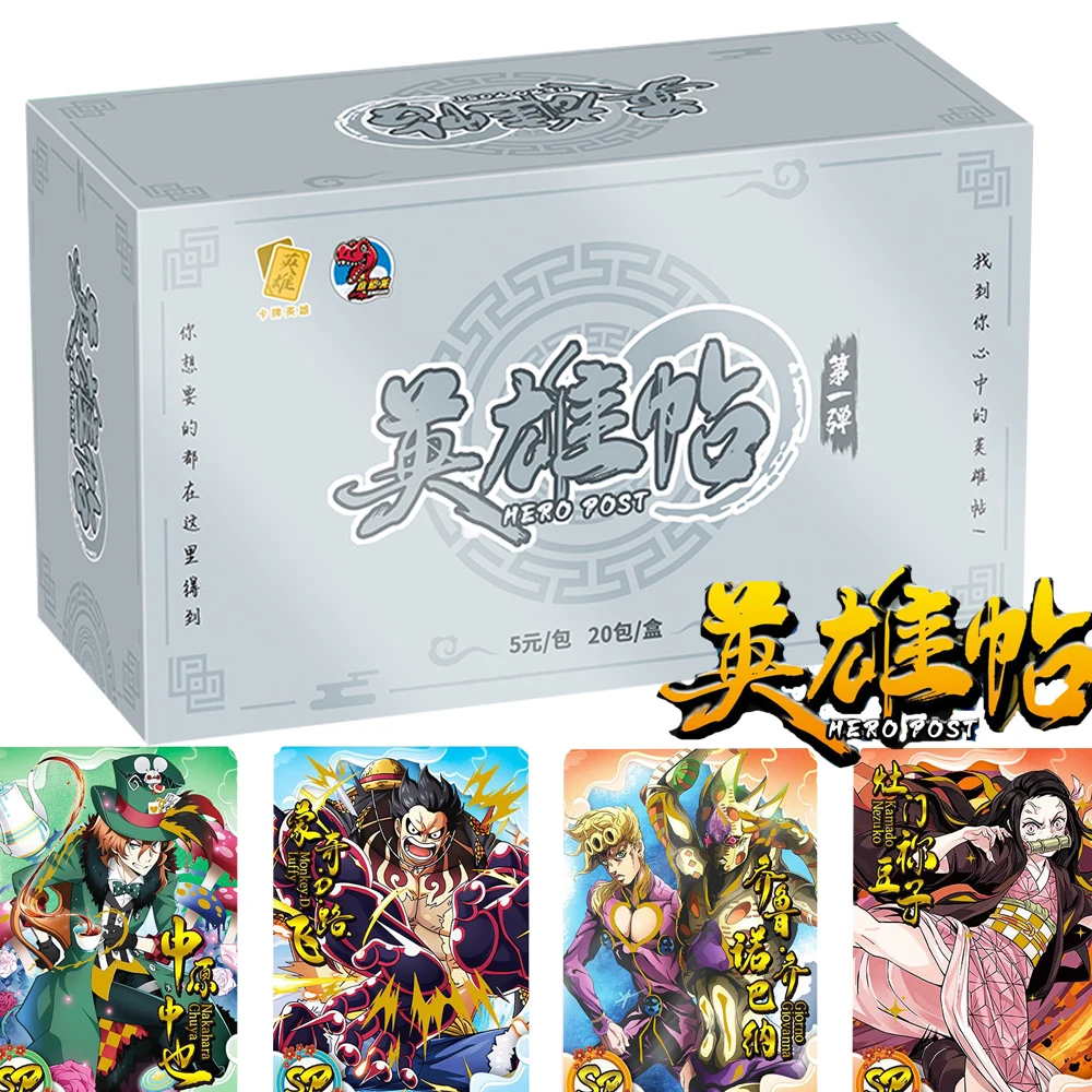 

Dragon Ball Collection Cards Popular Anime JoJo's Bizarre Adventure Demon Slayer Naruto Characters Rare Commemoration Cards Gift