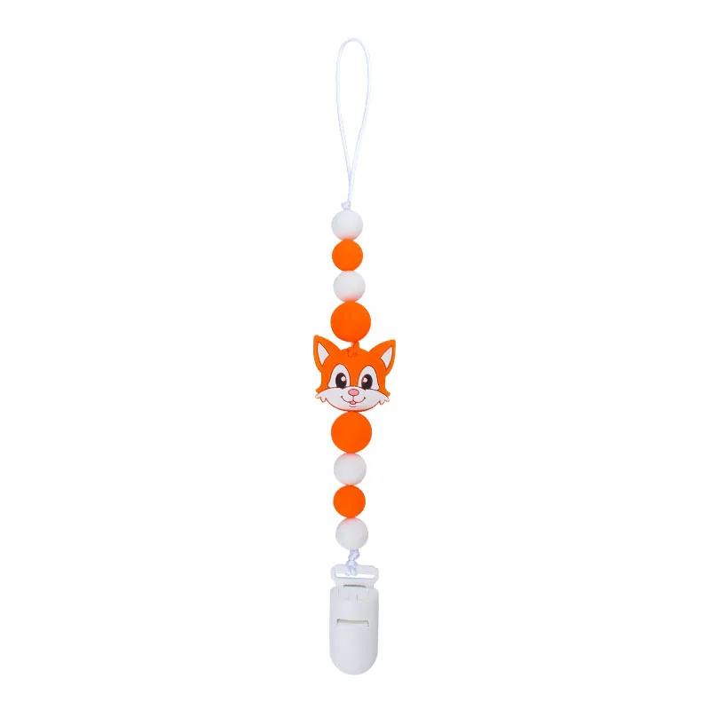 Cartoon Animal Baby Pacifier Clips Silicone Beads Teether Chain Nipple Clip Dummy Holder Infant Newborns Chew Nursing Gift Toys
Cartoon Animal Baby Pacifier Clips Silicone Beads Teether Chain Nipple Clip Dummy Holder Infant Newborns Chew Nursing Gift Toys