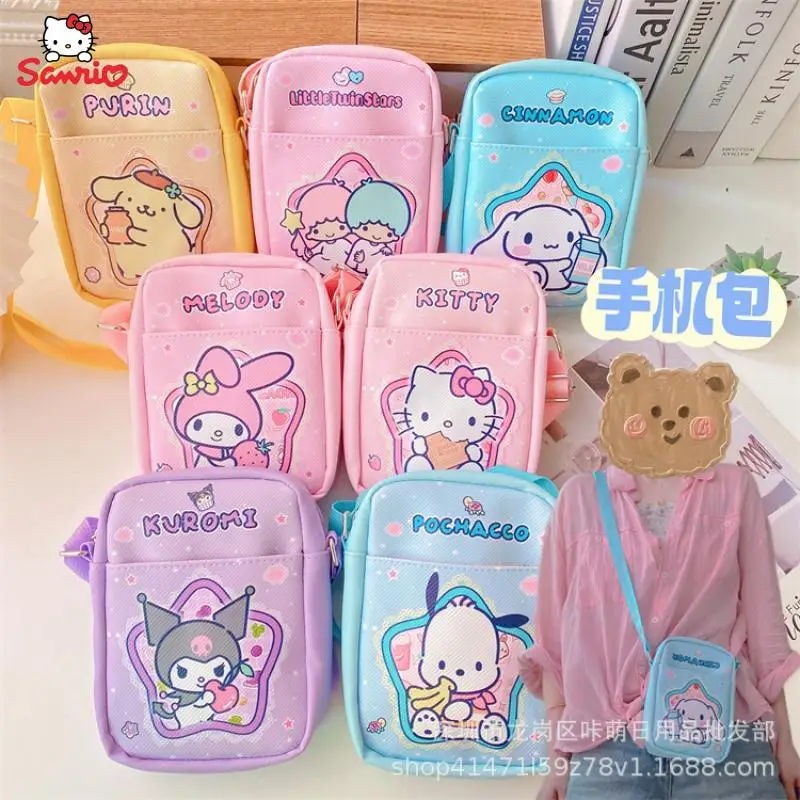 Cartoon Sanrios Hello Kittys Kuromi Kawaii Cute Girl Cell Phone Bag Crossbody Bag Student Coin Bag Shoulder Bag Children's Gifts
Cartoon Sanrios Hello Kittys Kuromi Kawaii Cute Girl Cell Phone Bag Crossbody Bag Student Coin Bag Shoulder Bag Children's Gifts