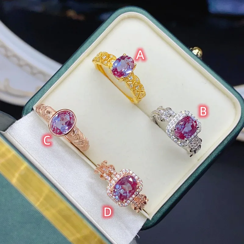 YULEM Trendy Lab Grown Alexandrite Rings Sterling 925 Silver 6mmx8mm for Women Party Christmas Jewelry Gift
YULEM Trendy Lab Grown Alexandrite Rings Sterling 925 Silver 6mmx8mm for Women Party Christmas Jewelry Gift