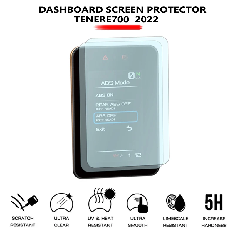 

2022 For Yamaha Tenere 700 World Raid Tenere700 t700 t7 Xtz 700 Instrument Protection Film Motorcycle Dashboard Screen Protector