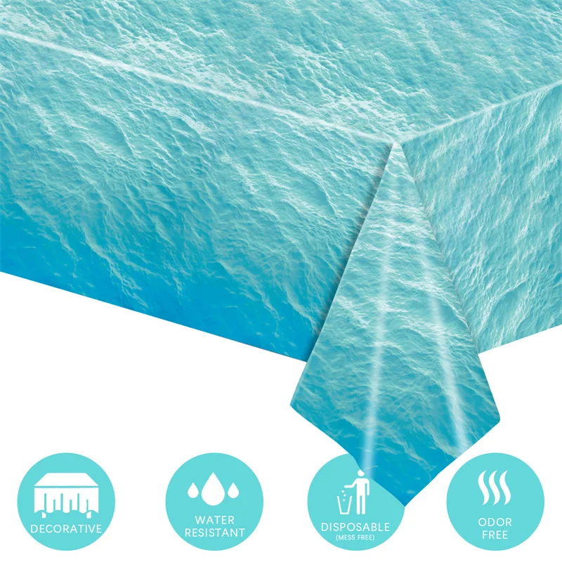 Одноразовая скатерть 137*274 см, скатерть с морскими волнами, тонкая скатерть для детского дня рождения, украшение для свадебной вечеринки
Одноразовая скатерть 137*274 см, скатерть с морскими волнами, тонкая скатерть для детского дня рождения, украшение для свадебной вечеринки