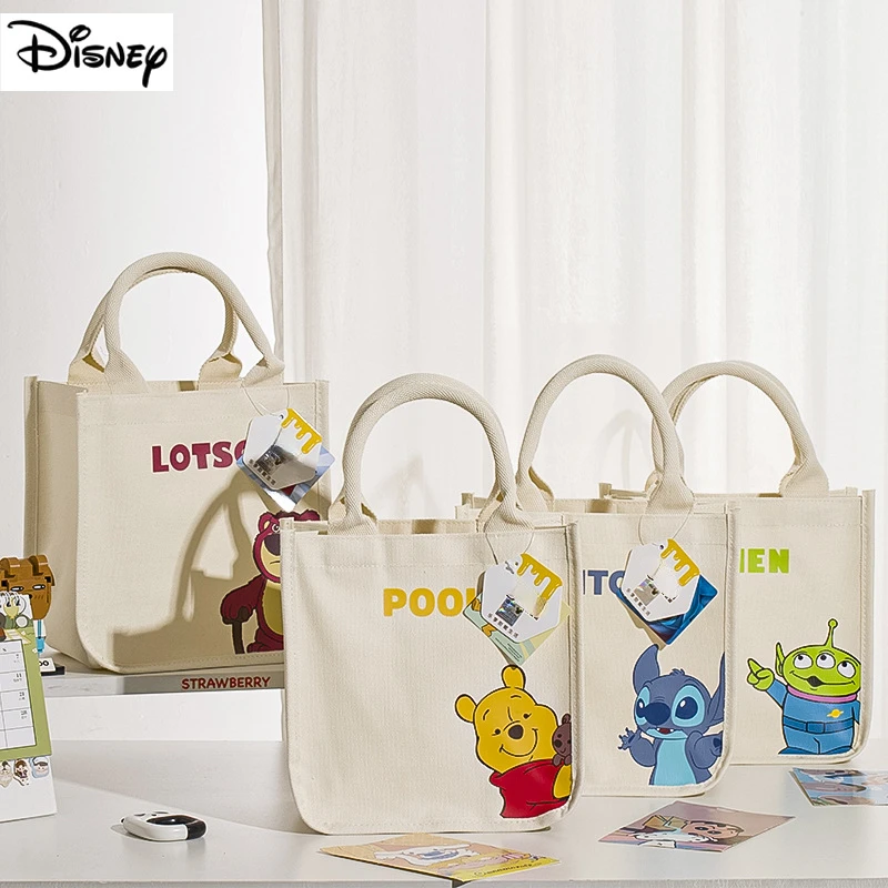 23CM Disney Lotso Canvas Multi-use Tote Bag Stitch Square Bento Bag Three-eyed Pooh Pooh Cute Outdoor Carrying Bag Washable
23CM Disney Lotso Canvas Multi-use Tote Bag Stitch Square Bento Bag Three-eyed Pooh Pooh Cute Outdoor Carrying Bag Washable