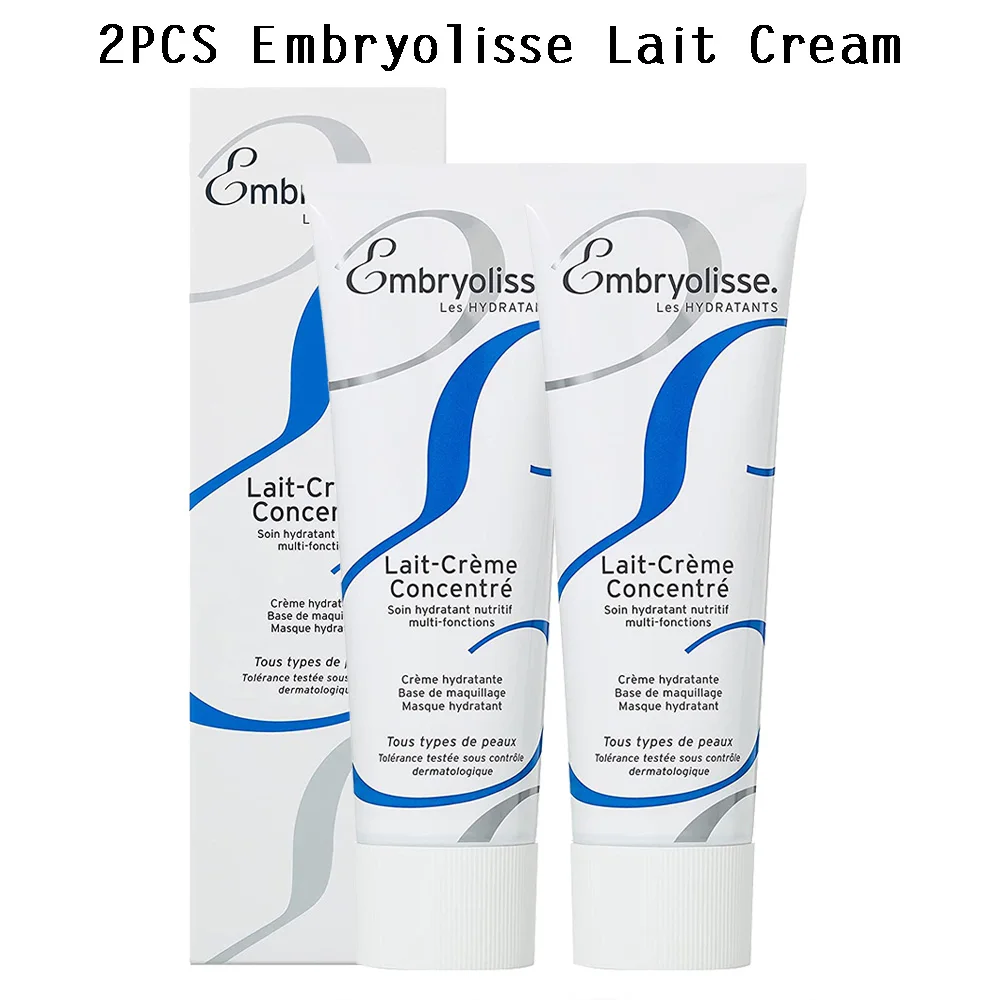 

2PCS Original Embryolisse Lait Creme Concentre Lotion 75ml Oil-Control Moisturizing Nourishing Repair Relieve Tightness Skin