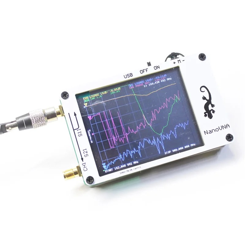 2.8 Inch LCD Display NanoVNA VNA HF VHF UHF UV Network Analyzer Antenna Analyzer + Battery(White)
2.8 Inch LCD Display NanoVNA VNA HF VHF UHF UV Network Analyzer Antenna Analyzer + Battery(White)