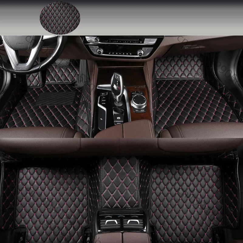 

WZBWZX 5D Custom Full Set Car Floor Mats For Audi All Medels A6L R8 Q3 Q5 Q7 S4 RS TT Quattro A7 A8 A3 A4 A5 Car Accessories