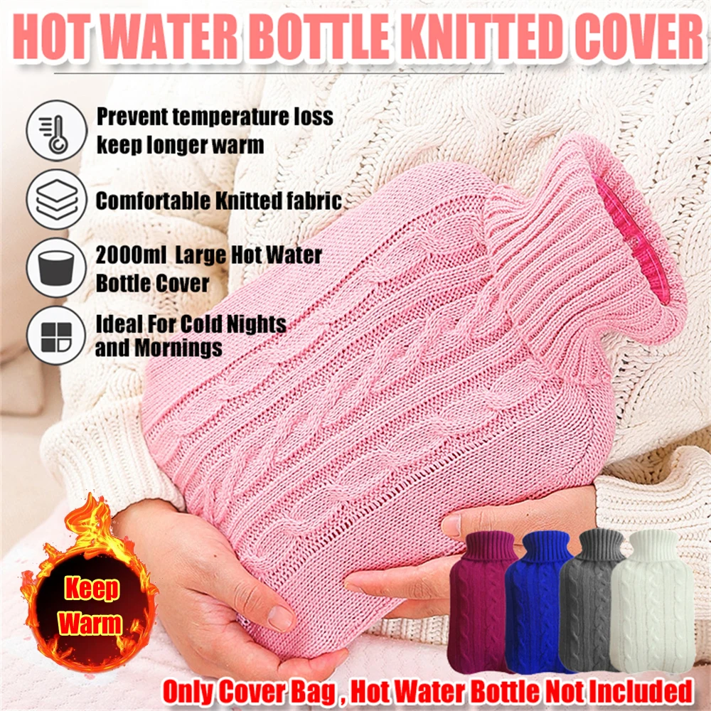 2000ml Knitted Hot Water Bag Cover Removable Hot Water Bottle Case Heat Preservation Hot Water Bottle Case Winter Keep Warm
2000ml Knitted Hot Water Bag Cover Removable Hot Water Bottle Case Heat Preservation Hot Water Bottle Case Winter Keep Warm