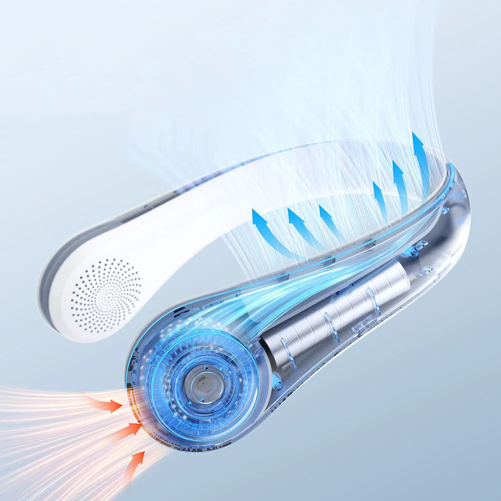 Portable Bladeless Hanging Neck Fan 4000mAh Battery USB Rechargeable Air Cooler Refregeration Electric Fan Ventilator
Portable Bladeless Hanging Neck Fan 4000mAh Battery USB Rechargeable Air Cooler Refregeration Electric Fan Ventilator