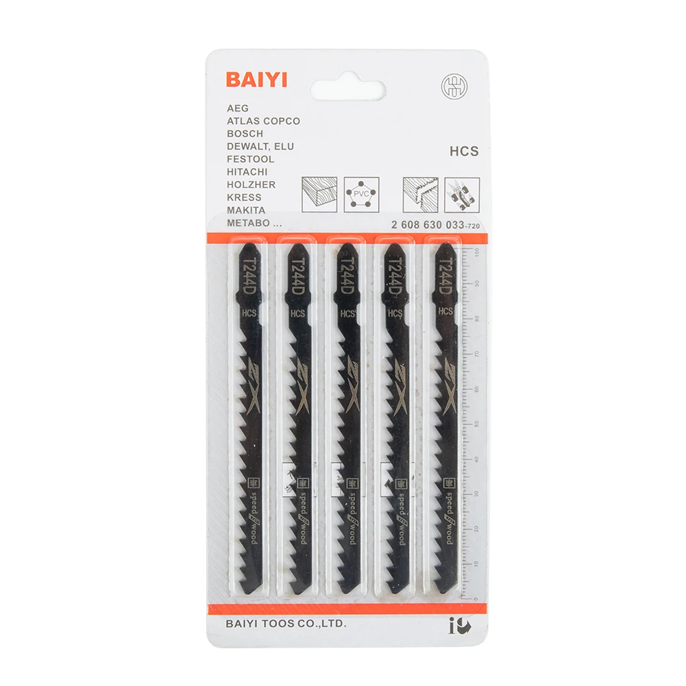 10Pcs HCS Jig Saw Blades T244D Speed Wood Board Plastic Cutting Ferramentas Herramientas De Mano Woodworking Tools El Aletleri
10Pcs HCS Jig Saw Blades T244D Speed Wood Board Plastic Cutting Ferramentas Herramientas De Mano Woodworking Tools El Aletleri
