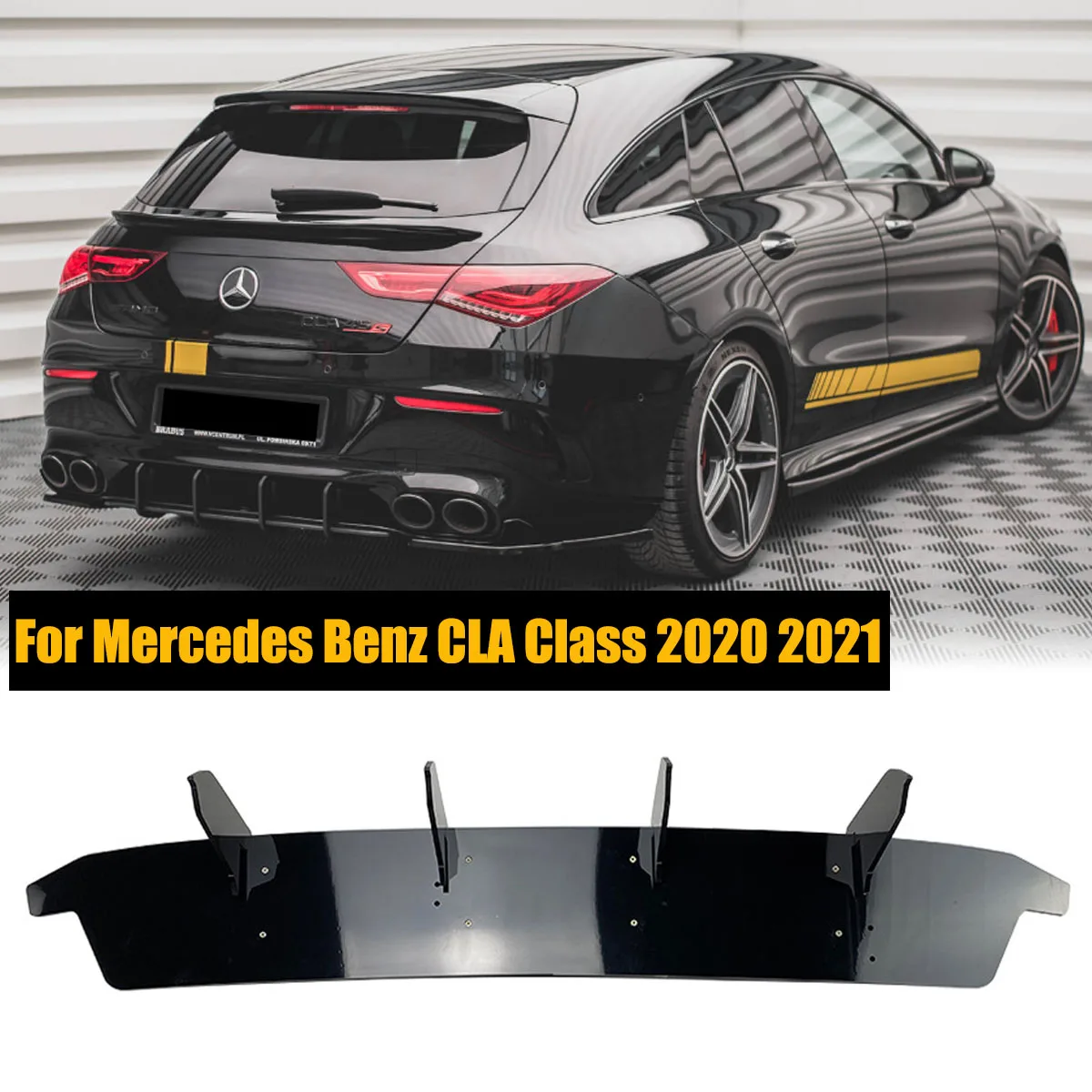 For Mercedes Benz CLA Class C118 CLA35 CLA45 AMG 2020-2021 Rear Bumper Diffuser Spoiler Canard Splitter Lip Car Accessories
For Mercedes Benz CLA Class C118 CLA35 CLA45 AMG 2020-2021 Rear Bumper Diffuser Spoiler Canard Splitter Lip Car Accessories