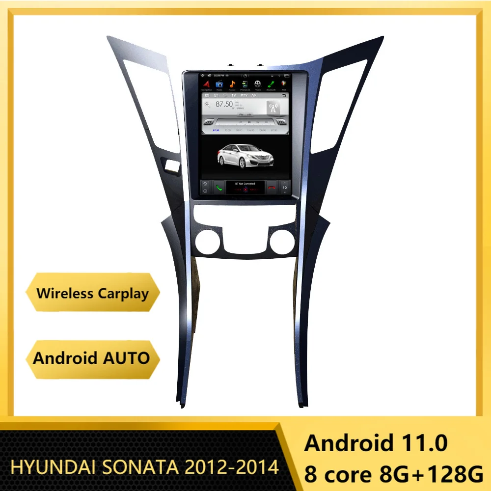 Android 11 Tesla Style Car GPS Navigation For HYUNDAI SONATA 2012-2014 Auto Radio Stereo Multimedia Player With BT WiFi
Android 11 Tesla Style Car GPS Navigation For HYUNDAI SONATA 2012-2014 Auto Radio Stereo Multimedia Player With BT WiFi
