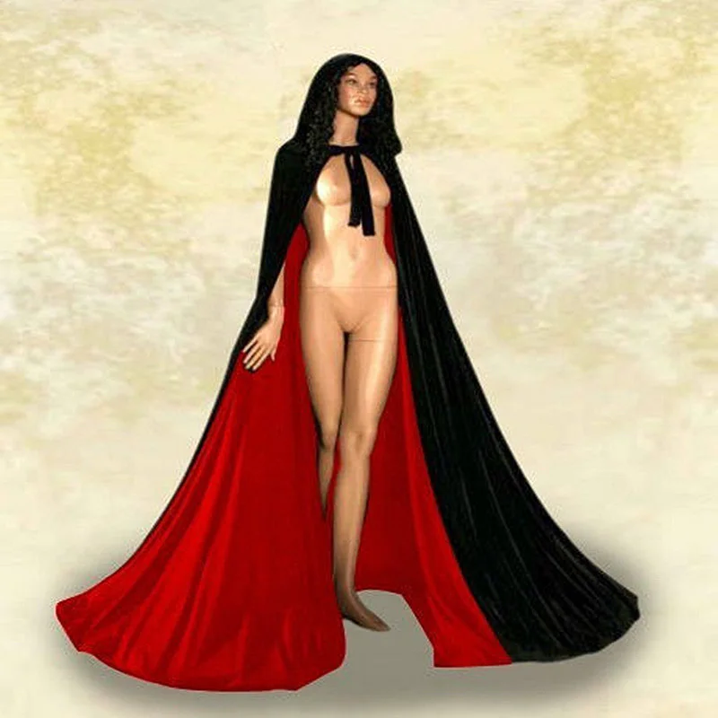 Velvet Black and red lining Outdoor Cloak Capes Coat Princess Shawl Hooded Velvet Cloak Gothic Medieval Cape Shawl Cloak
Velvet Black and red lining Outdoor Cloak Capes Coat Princess Shawl Hooded Velvet Cloak Gothic Medieval Cape Shawl Cloak