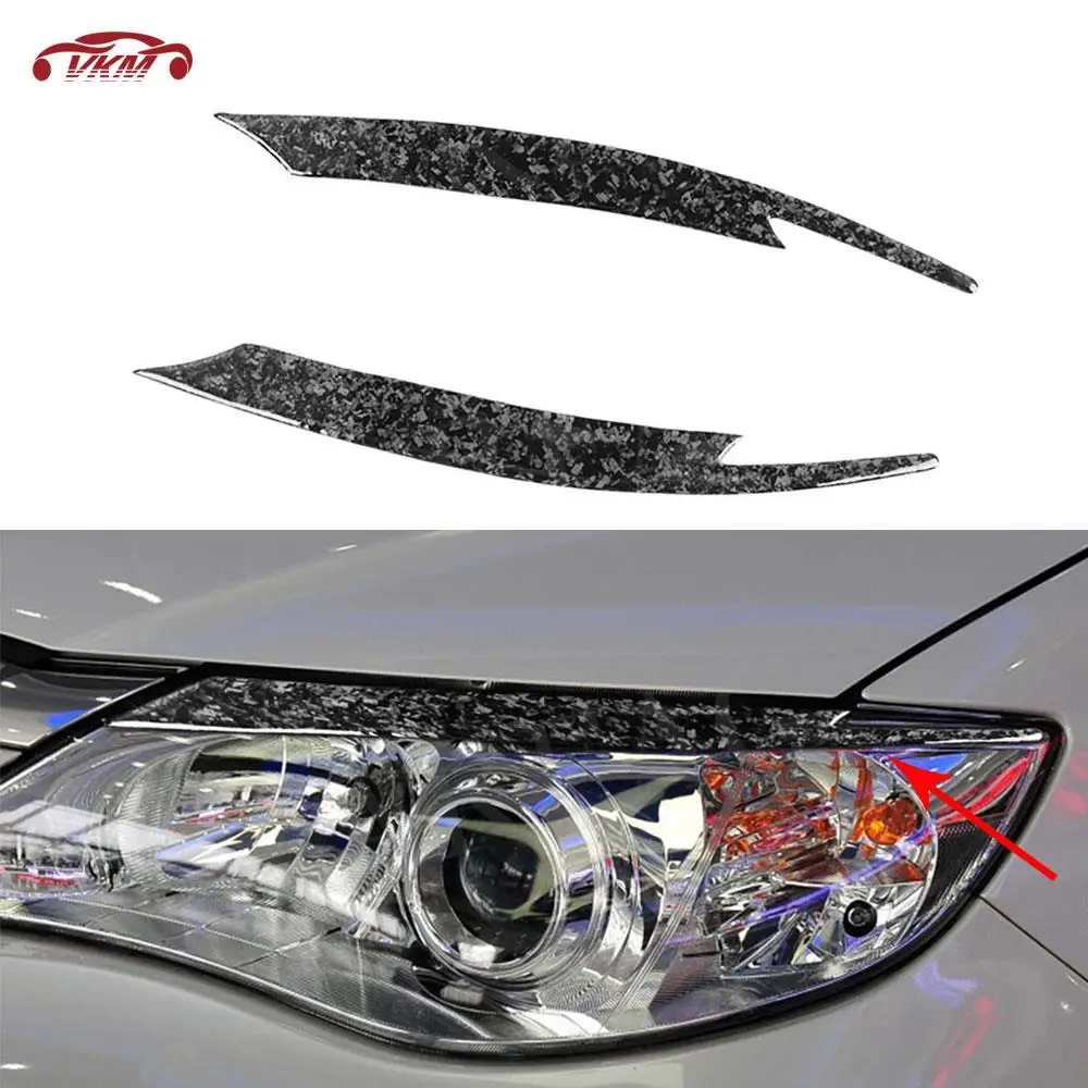 Forged Carbon Fiber Front Bumper Eyebrow Headlight Covers for Subaru WRX 10th 2008-2011 Eyelids Car Styling
Forged Carbon Fiber Front Bumper Eyebrow Headlight Covers for Subaru WRX 10th 2008-2011 Eyelids Car Styling