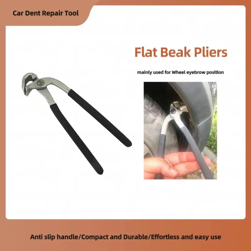 Anti Slip Handle Flat Beak Pliers Compact and Durable Body Clamp Sheet Metal Effortless and Easy To Use Car Dent Repair Tool
Anti Slip Handle Flat Beak Pliers Compact and Durable Body Clamp Sheet Metal Effortless and Easy To Use Car Dent Repair Tool