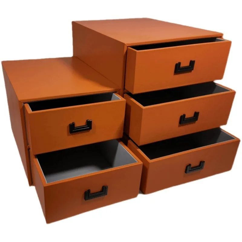 Custom leather storage cabinets Home drawer cloakroom bedroom high-end storage boxes solid wood large-capacity finishing baskets
Custom leather storage cabinets Home drawer cloakroom bedroom high-end storage boxes solid wood large-capacity finishing baskets