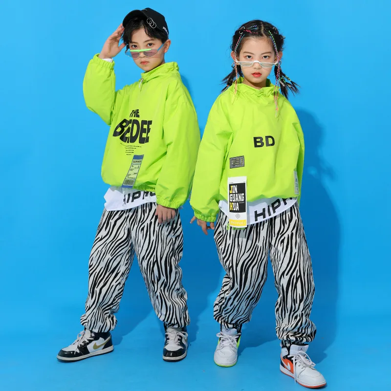 Hip Hop Girls Solid Color Sweatshirt Camouflage Pants Boys Pullover Stripe Joggers Kids Jazz Dance Clothes Set Child Streetwear
Hip Hop Girls Solid Color Sweatshirt Camouflage Pants Boys Pullover Stripe Joggers Kids Jazz Dance Clothes Set Child Streetwear