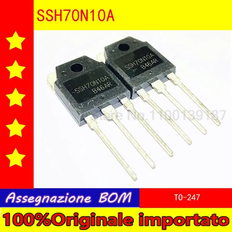 10 шт./лот SSH70N10A SSH70N10 TO-247 транзистор с полевым эффектом высокого тока 70 А 100 в
10 шт./лот SSH70N10A SSH70N10 TO-247 транзистор с полевым эффектом высокого тока 70 А 100 в