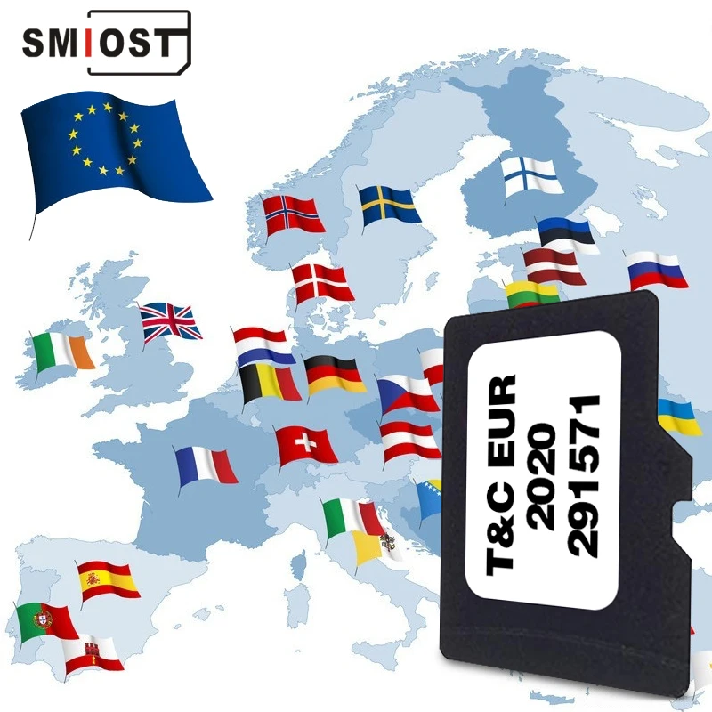 

SMIOST Map TF Card for Opel Corsa Antara Zafira Car Sat Nav Navigation CARD 8GB GPS Update Software Free Delivery EU Turkey Car