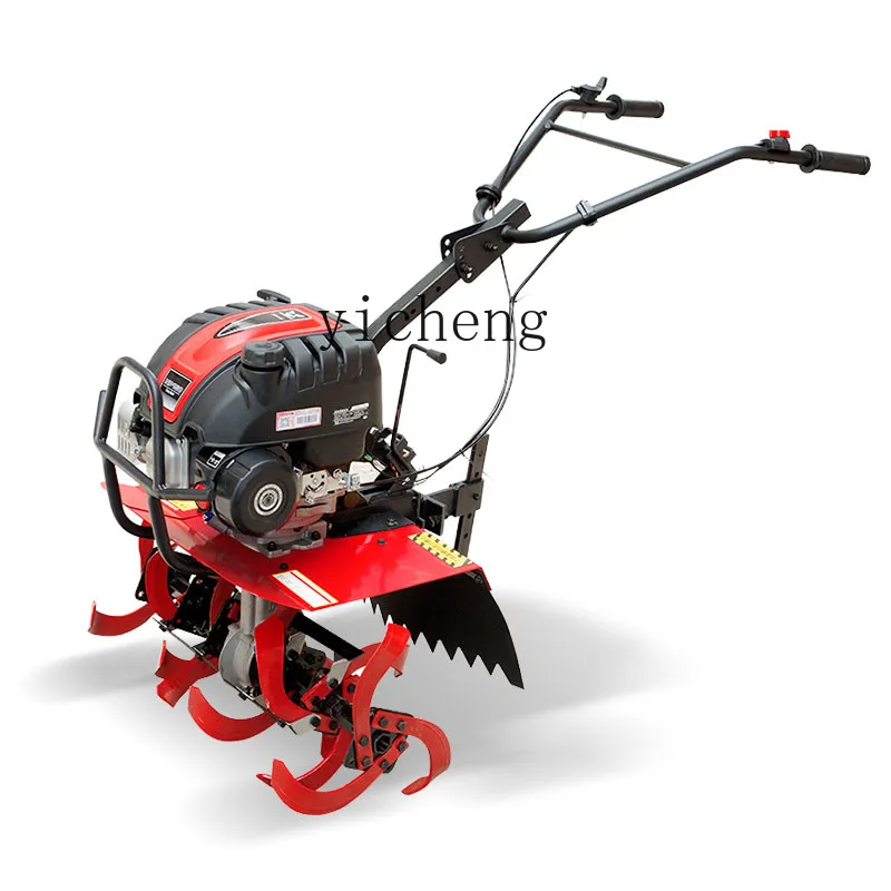 

Zc Furrowing Machine Orchard Gas Tiller Small Household Soil Ripper Multi-Functional Agricultural Plough Rotary Tillage Artifact