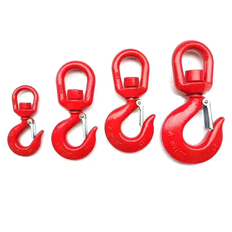 1pc Alloy Steel 360 degree Rotatable Lifting Hook with Safety Catch 0.75/1/1.5/2/3 American Style Quick Release Swivel Eye Hook
1pc Alloy Steel 360 degree Rotatable Lifting Hook with Safety Catch 0.75/1/1.5/2/3 American Style Quick Release Swivel Eye Hook
