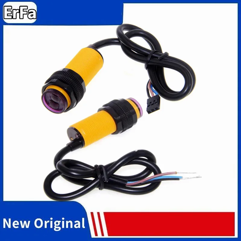 E18-D80NK Infrared Obstacle Avoidance Photoelectric Sensor Proximity Switch 3-80cm Detection Range Adjustable Smart Car Robot
E18-D80NK Infrared Obstacle Avoidance Photoelectric Sensor Proximity Switch 3-80cm Detection Range Adjustable Smart Car Robot