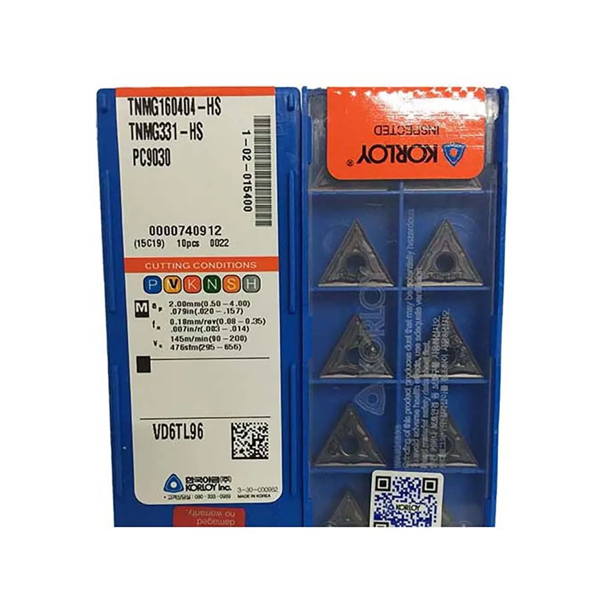 KORLOY 100% Original TNMG TNMG16 TNMG22 TNMG160404 TNMG160408 TNMG220404 TNMG220408 HS PC5400 Medium Carbide Turning Inserts
KORLOY 100% Original TNMG TNMG16 TNMG22 TNMG160404 TNMG160408 TNMG220404 TNMG220408 HS PC5400 Medium Carbide Turning Inserts