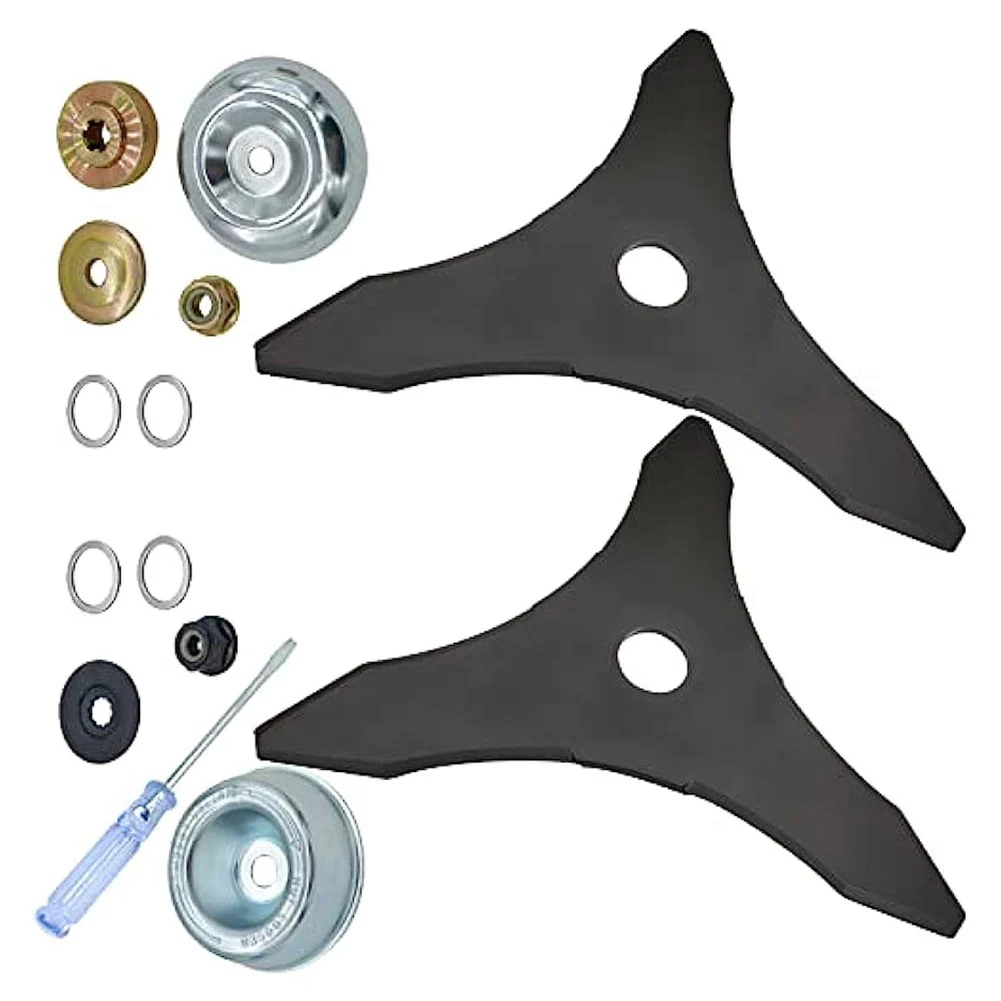 2X Carbon Steel Brush Cutter Blades Thrust Washer Rider Plate Set Grass Eater Trimmer Blade 10"X3 Teeth For Ego For Oregon Parts
2X Carbon Steel Brush Cutter Blades Thrust Washer Rider Plate Set Grass Eater Trimmer Blade 10"X3 Teeth For Ego For Oregon Parts