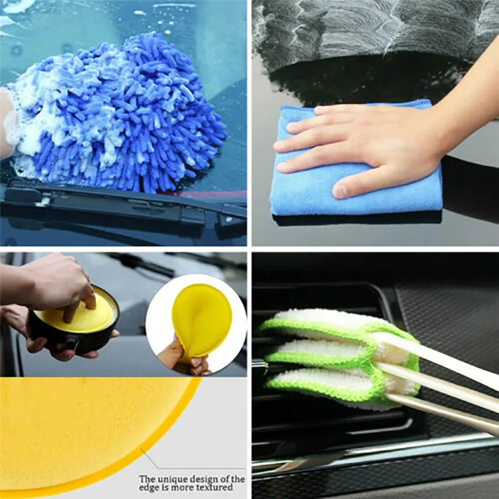 Air Vent Car Cleaning Brushes Auto Detailing Dust Removing Wheel 13Pcs Gloves Multi-function Rim Set Tool Trim
Air Vent Car Cleaning Brushes Auto Detailing Dust Removing Wheel 13Pcs Gloves Multi-function Rim Set Tool Trim
