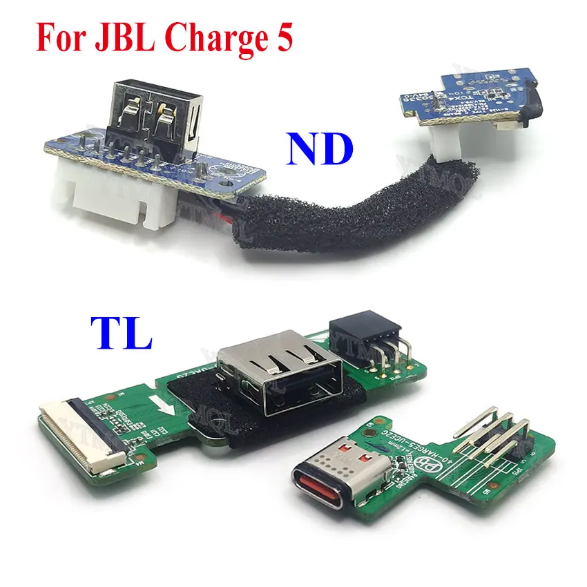 

1PCS USB 2.0 TYPE C USB3.1Jack Power Supply Board Connector For JBL Charge 5 Charge5 ND TL Bluetooth Speaker Charge Port