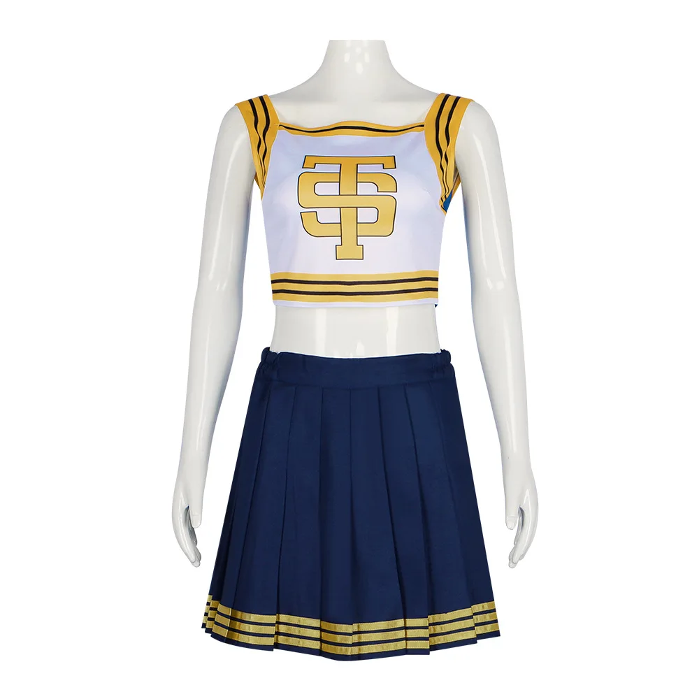 Taylor Cheerleader Uniform High School Girls TS Shake It Off Blue White Hip-hop Dancing Outfits Halloween Party Concert
Taylor Cheerleader Uniform High School Girls TS Shake It Off Blue White Hip-hop Dancing Outfits Halloween Party Concert