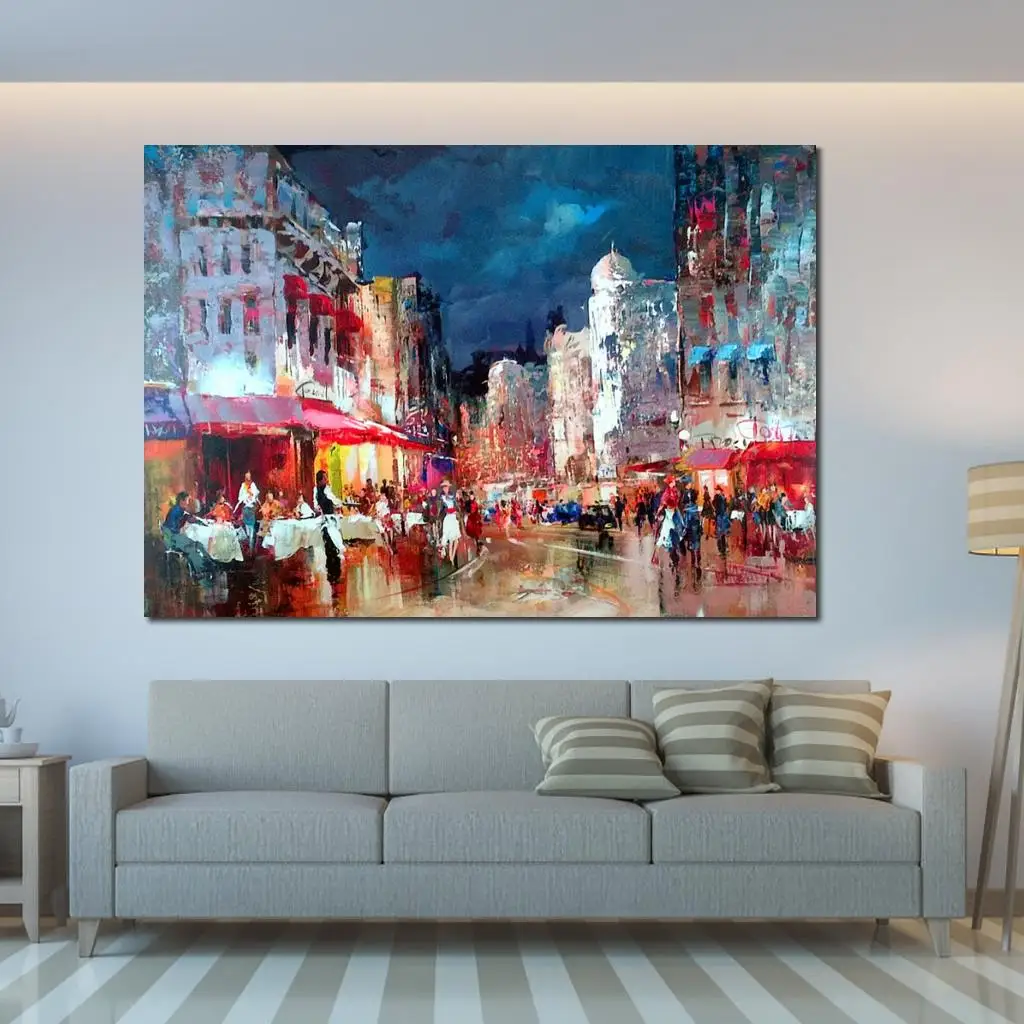 Oil Reproduction Street in City View Canvas Painting Hand Painted High Quality for New House
Oil Reproduction Street in City View Canvas Painting Hand Painted High Quality for New House