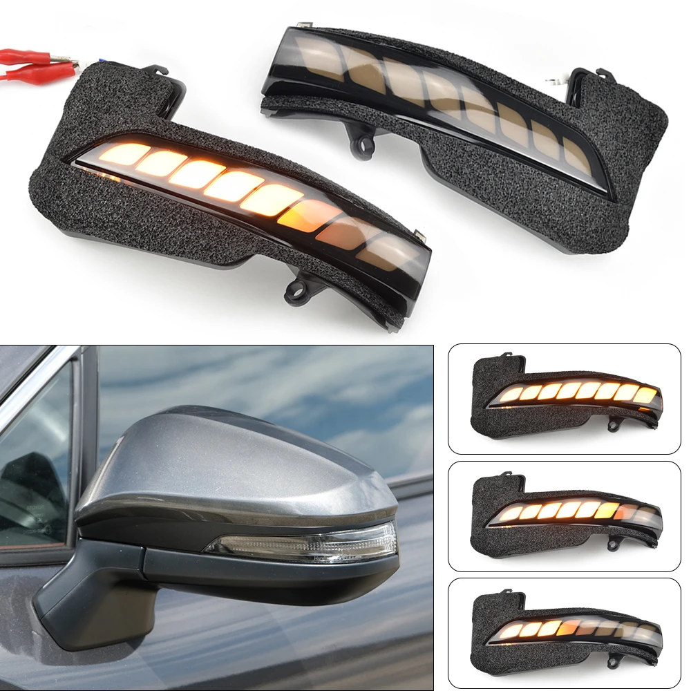 

New Dynamic Turn Signal Light LED Side Mirror Sequential Indicator Blinker Lamps For Toyota Hilux Fortuner Innova Car Styling