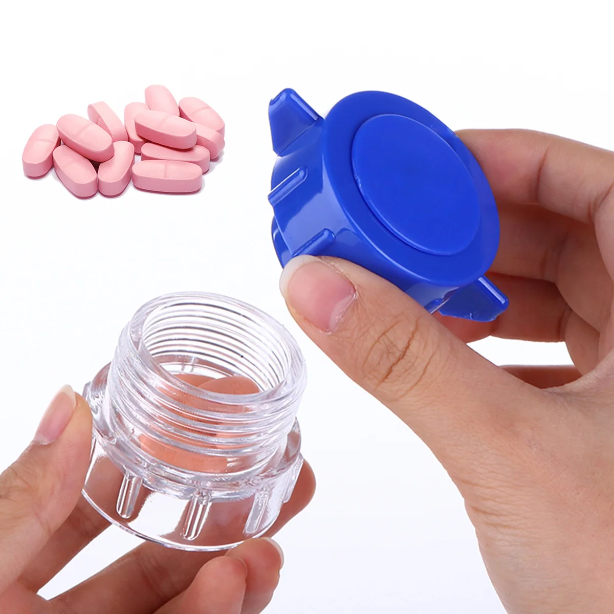 Tablet Crusher Splitter Slicer Divider Breaker Box Chopper Pulverizer Case Vitamin Dispenser Travel Holder Choppers
Tablet Crusher Splitter Slicer Divider Breaker Box Chopper Pulverizer Case Vitamin Dispenser Travel Holder Choppers