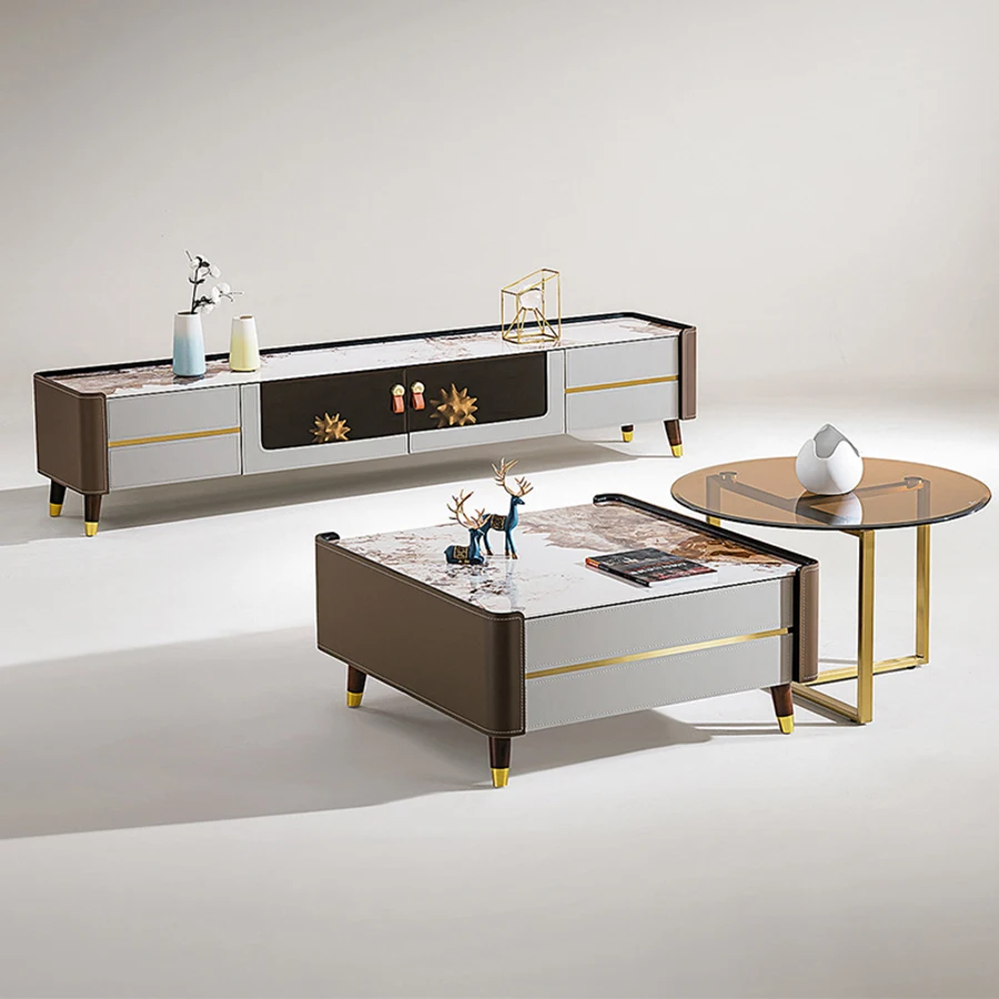 Nordic Luxury Coffee Table Drawers Rectangle Vintage Balcony Flower Decorations Coffee Table Extension Stolik Kawowy Furniture
Nordic Luxury Coffee Table Drawers Rectangle Vintage Balcony Flower Decorations Coffee Table Extension Stolik Kawowy Furniture