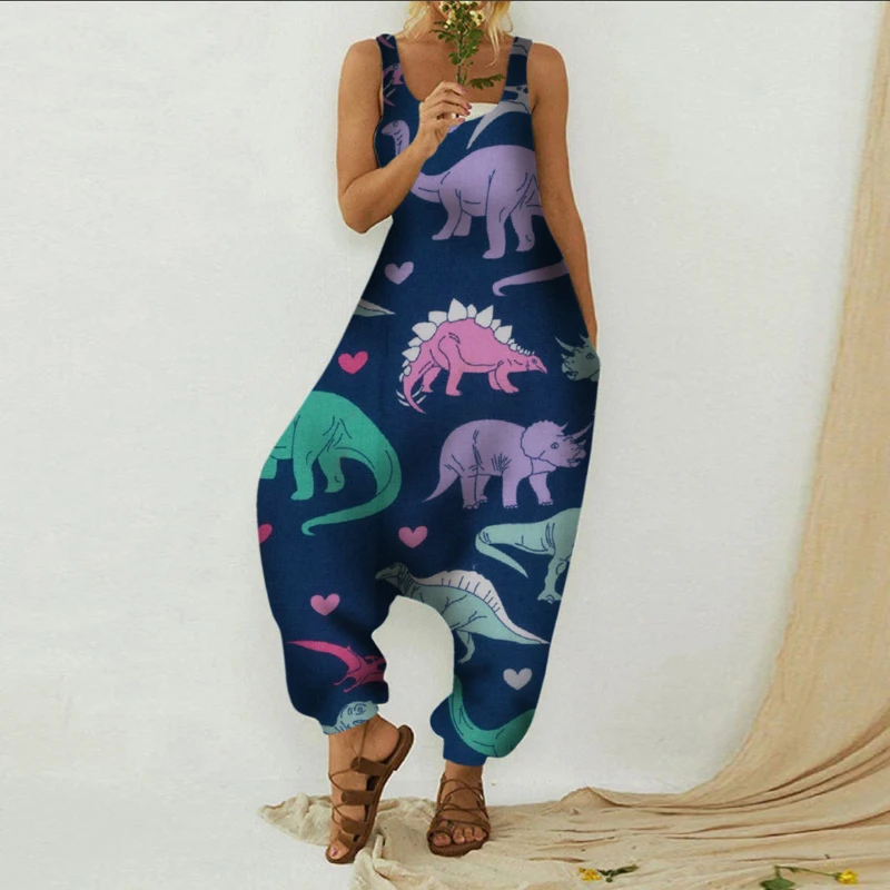 Cross-Pants Romper Plus Size Jumpsuits Overalls Abstract Animal Print Oversized Suspender Spaghetti Strap Overalls Baggy Romper
Cross-Pants Romper Plus Size Jumpsuits Overalls Abstract Animal Print Oversized Suspender Spaghetti Strap Overalls Baggy Romper