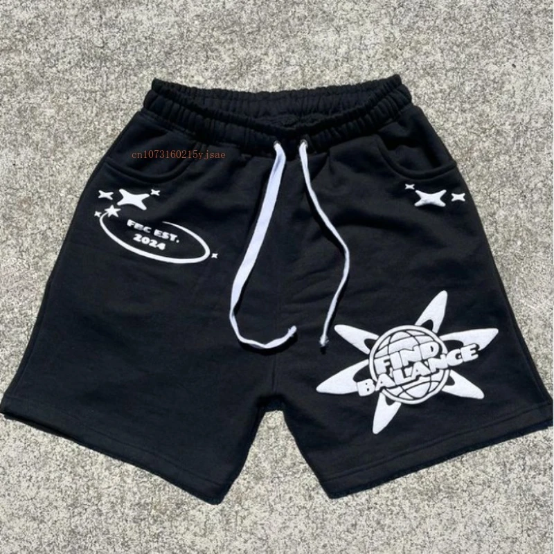 Black Cotton Shorts Men Women American Hipster Foam Printing Design Loose Models Five Pants Summer Street Style Casual Shorts
Black Cotton Shorts Men Women American Hipster Foam Printing Design Loose Models Five Pants Summer Street Style Casual Shorts