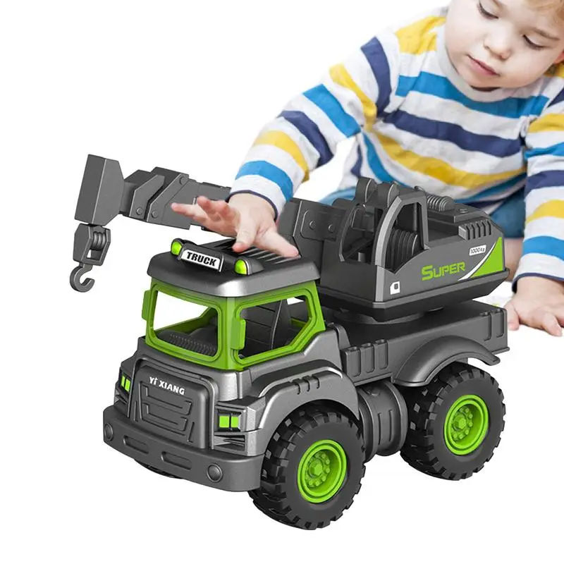 

Excavator Toy Set Friction Power Vehicle Car Toy Realistic Construction Cars Small Kids Toys For Party Gift Aged 3