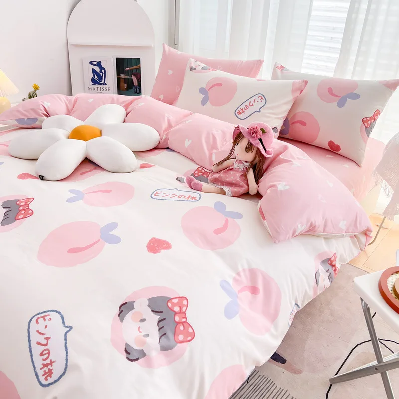 Manufacturers direct sales of new cotton quilt cover single piece student accommodation single double bed twill blanket cover
Manufacturers direct sales of new cotton quilt cover single piece student accommodation single double bed twill blanket cover