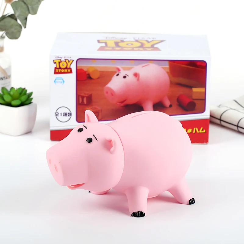 

Inventory Toy Story Ham Little Pig Bank Q Version Three Eyed Little Pig Money Storage Tank Decoration Handmade Toy Gifts