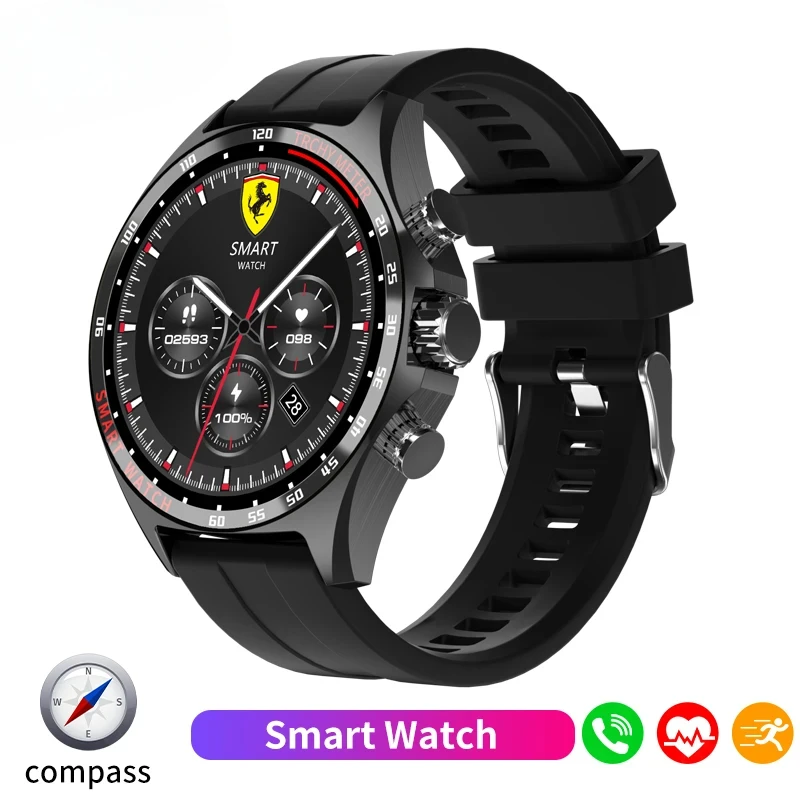 

2024 Original Smart Watch For Man Woman Bluetooth Call Heart Rate ECG Monitoring NFC Compass IP68 Waterproof Sport Watch Music
