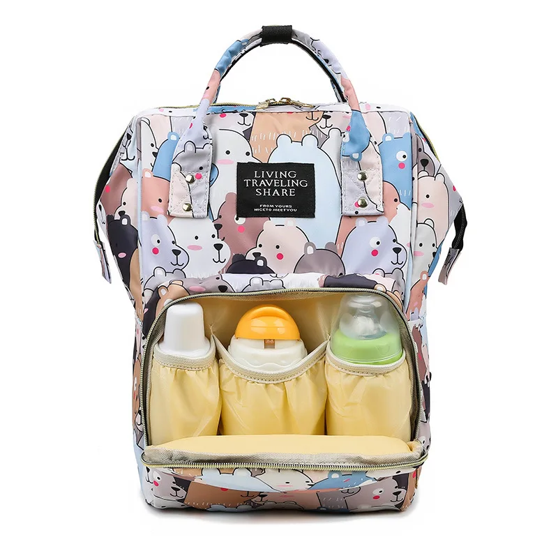 

Mummy Diaper Bag Waterproof Maternity Backpack Baby Stroller Knapsack Handbag Nursing Nappy Rucksack Kids Going Out Women Bags