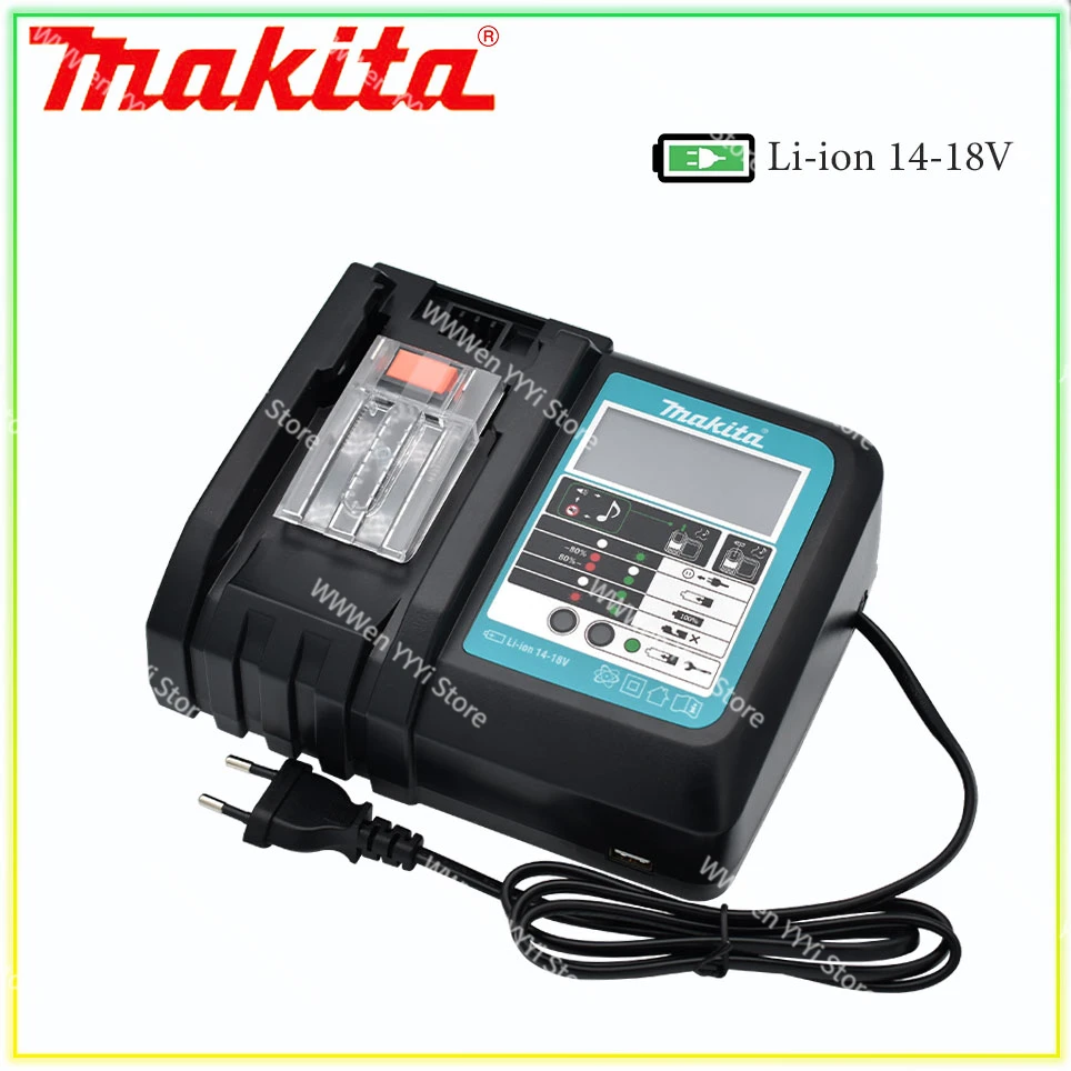 

18V Makita DC18RC 14.4V Li-ion Battery Charger For Makita Charger BL1860 BL1860B BL1850 1BL1830 Bl1430 DC18RC DC18RA power tool