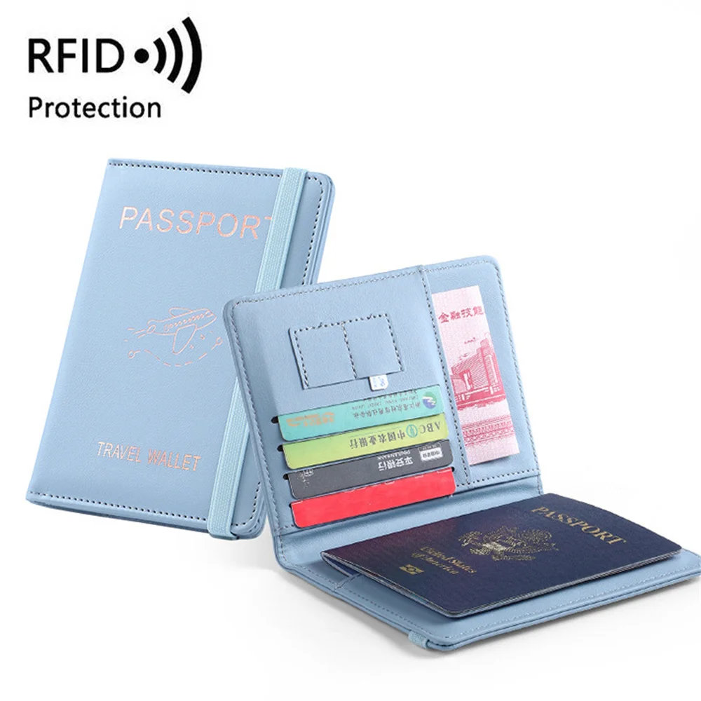 Multi-Function PU Leather RFID Passport Cover Ultra-thin Waterproof Passport Protector Credit ID Card Wallet Passport Holder
Multi-Function PU Leather RFID Passport Cover Ultra-thin Waterproof Passport Protector Credit ID Card Wallet Passport Holder