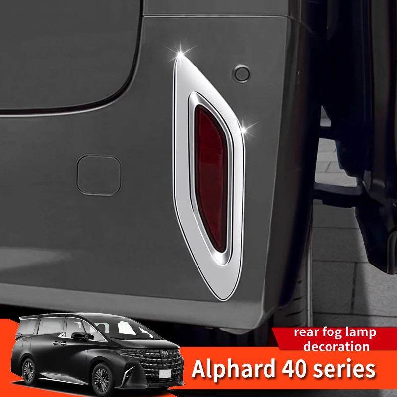 For 2023-2024 Year Alphard Vellfire 40 series Diecast Accessories Rear fog lamp hood light frame Modification Decoration
For 2023-2024 Year Alphard Vellfire 40 series Diecast Accessories Rear fog lamp hood light frame Modification Decoration