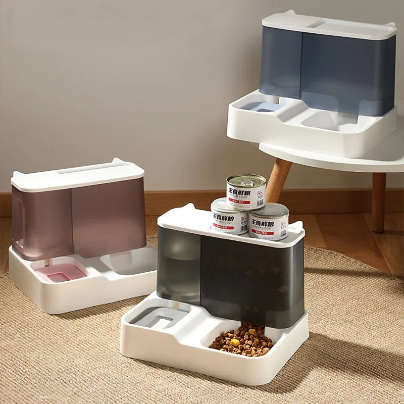 Cats 2 in Feeder for Automatic & Food Bowl Pet Cat Dog Watering Water 1 Dogs Products Feeding Supplies Drinking Dispenser
Cats 2 in Feeder for Automatic & Food Bowl Pet Cat Dog Watering Water 1 Dogs Products Feeding Supplies Drinking Dispenser